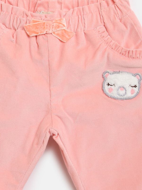 Corduroy Trousers -Pink image number 2